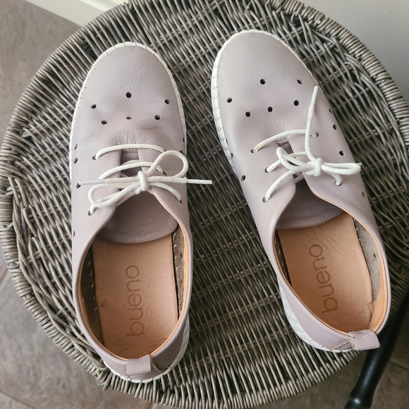 bueno Leather Sneaker Womens Size 38 Putty Color - Picture 10 of 10